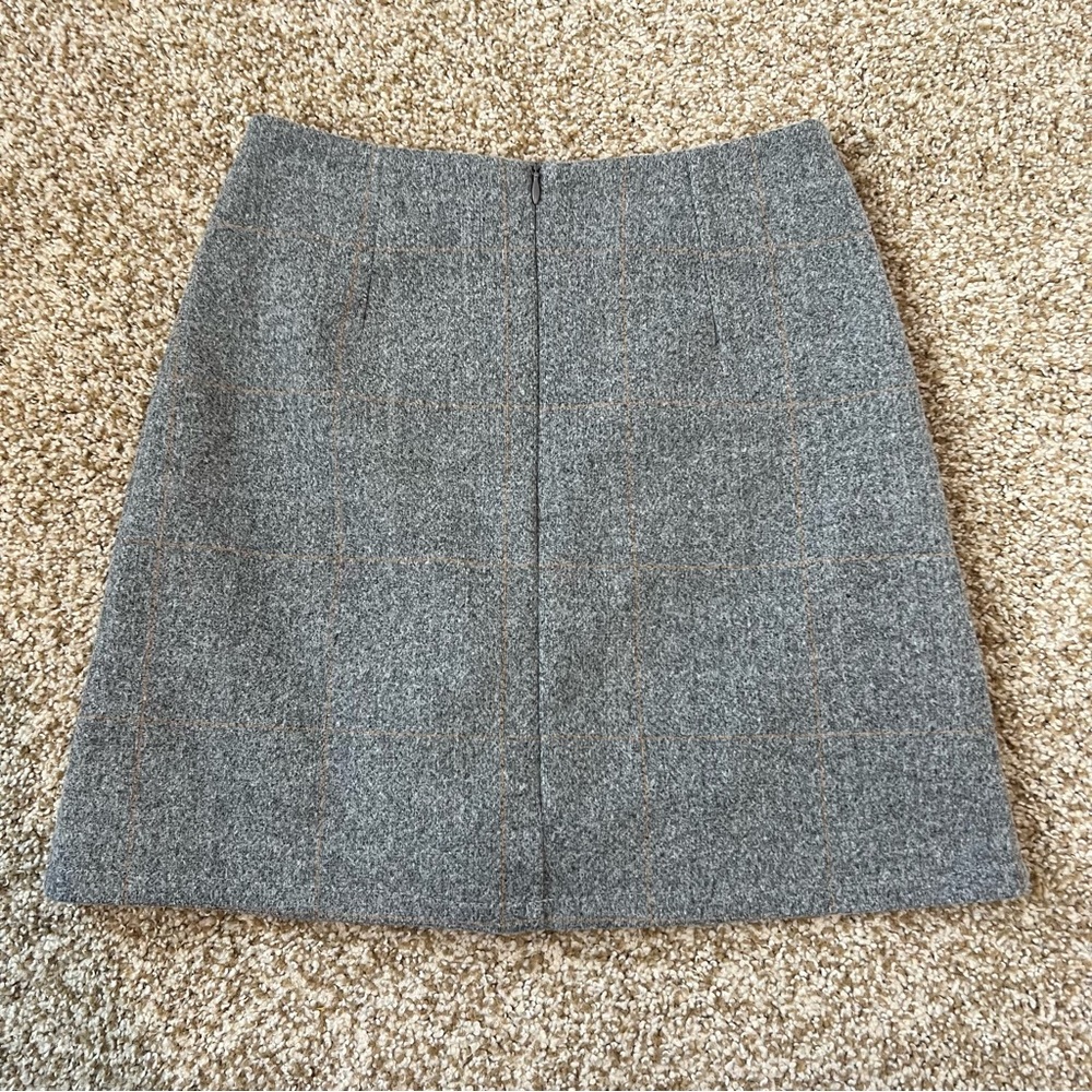 Plaid Grey Mini Skirt with Shorts Size Small - Picture 7 of 10